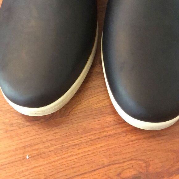 ALICE + WHITTLES legacy minimalist Low cut black white rain boot size10 - Picture 8 of 8